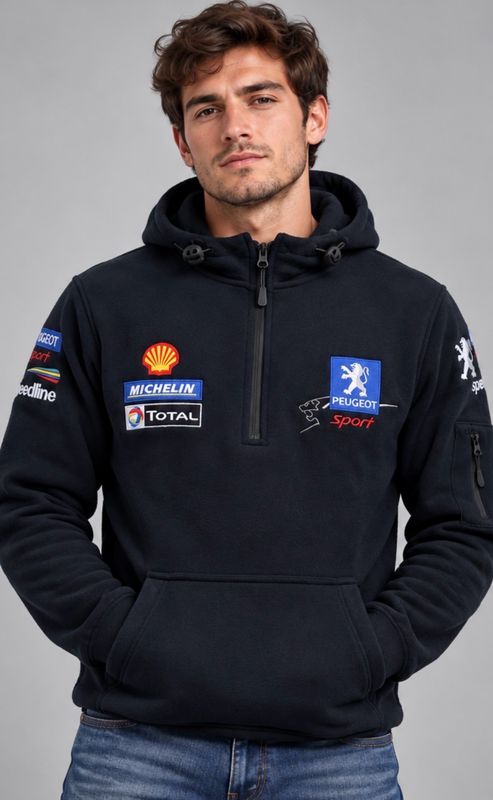 Peugeot Quarter Zip Navy