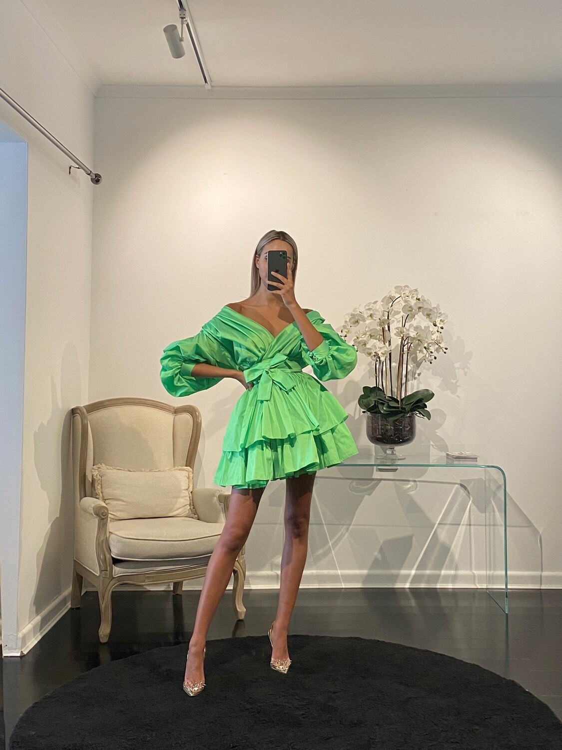 Chloe Dress Lime