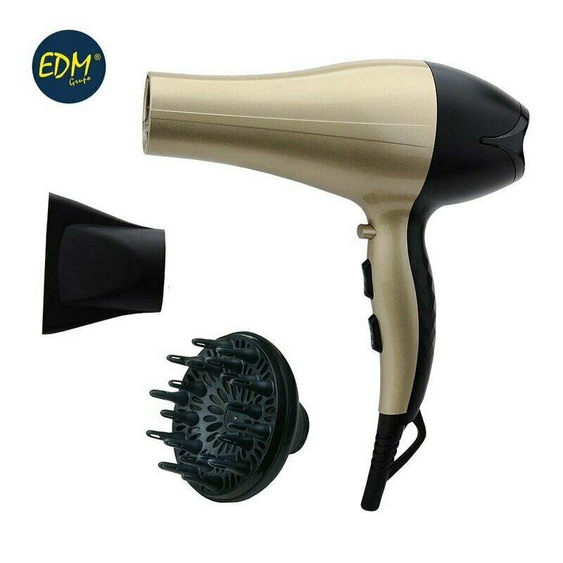 SECADOR DE PELO C/DIFUSOR 2200/2400W EDM