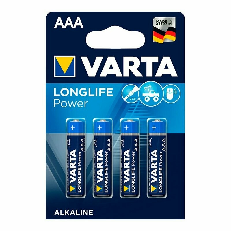 PILAS ALCALINA BLIST. 4 UND. LR03 AAA VARTA