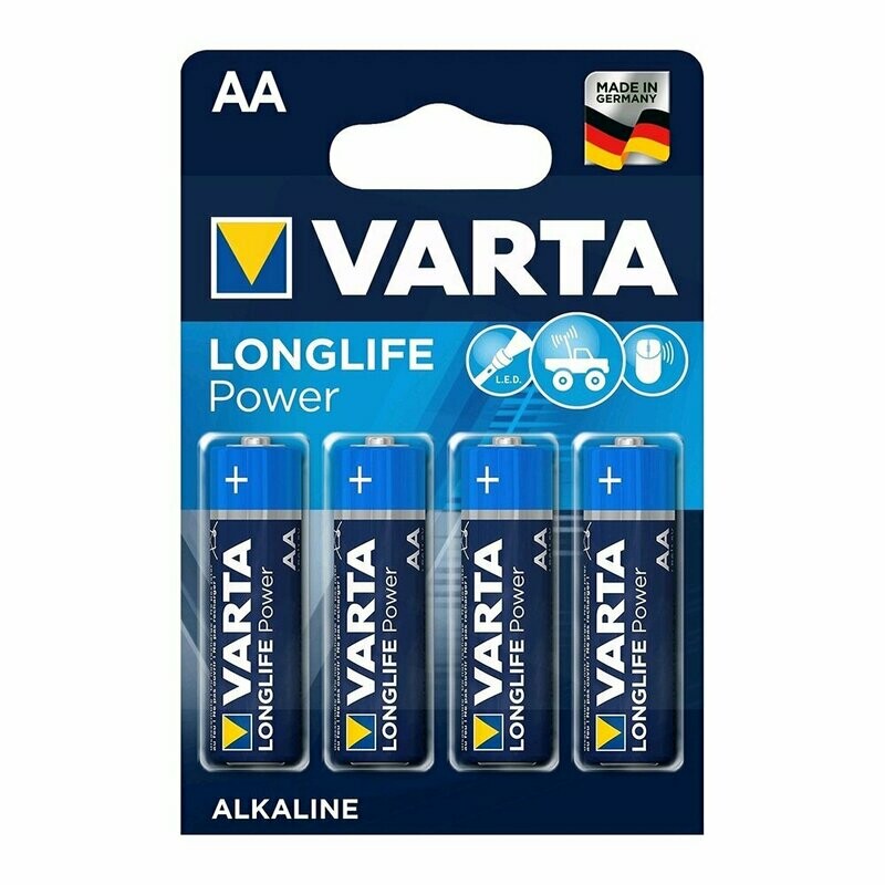 PILAS ALCALINA BLIST. 4 UND. LR06 AA VARTA