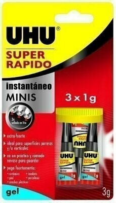 PEGAMENTO SUPER RAPIDO GEL 3X1G UHU