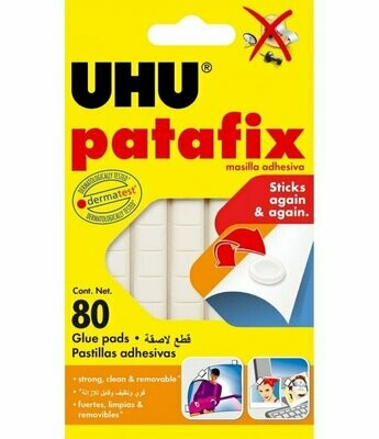 PATAFIX ORIGINAL BLISTER 80 PASTILLA UHU