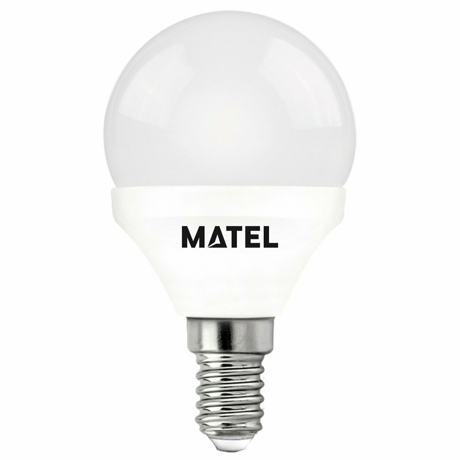 BOMBILLO LED ESFERICA E14 3W 64K MATEL