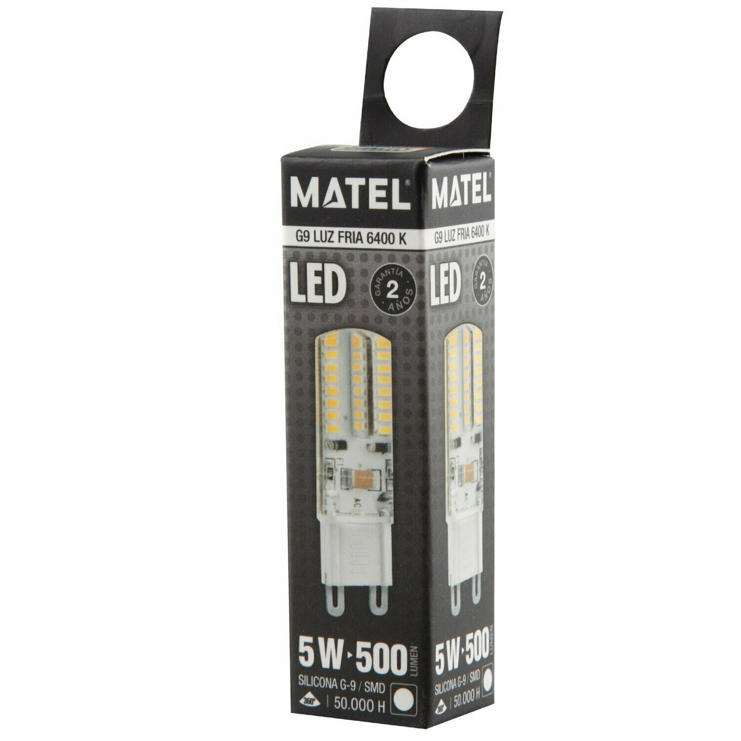 BOMBILLO LED G9 5W SILICONA 230V 64K MATEL