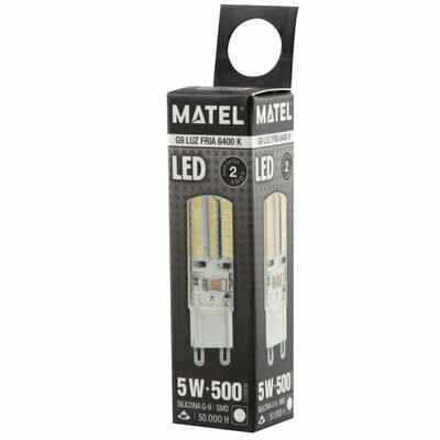 BOMBILLO LED G9 5W SILICONA 230V 64K MATEL