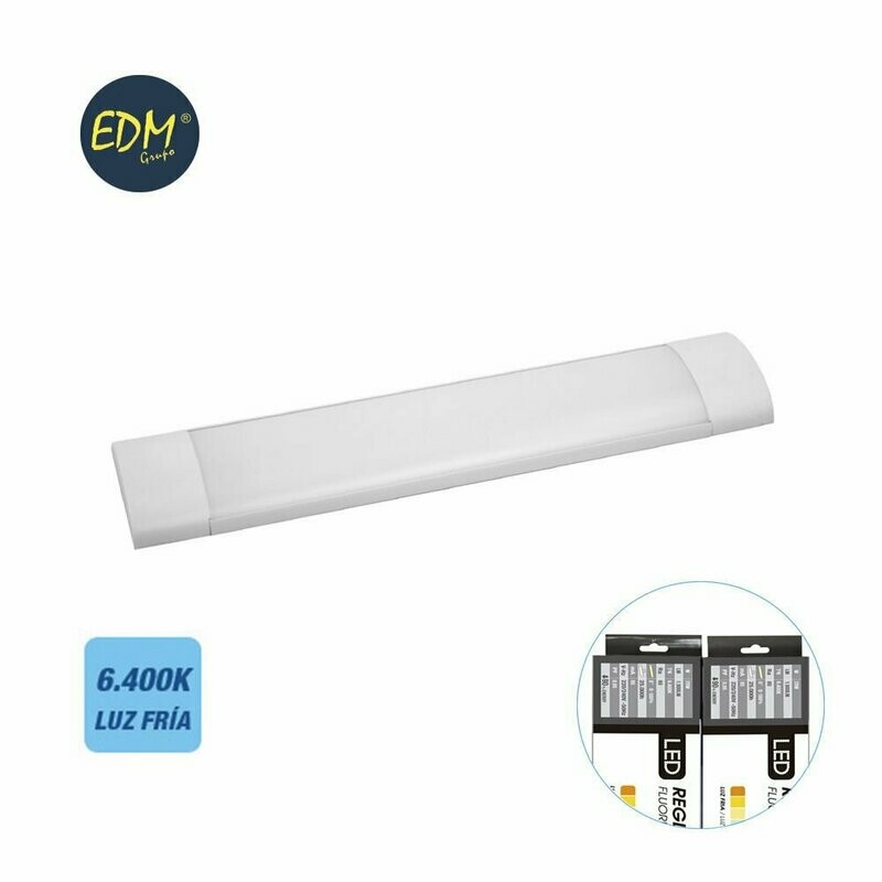 REGLETA ELECTRONICA LED 25W 61cm 6400K EDM 2200 LUME