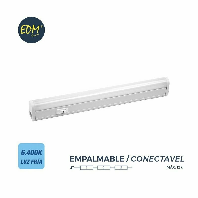 REGLETA ELECTRONICA LED 13W 86CM 6400K EDM