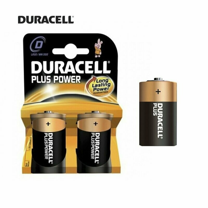 PILA D RL20 2U DURACELL PLUS POWER
