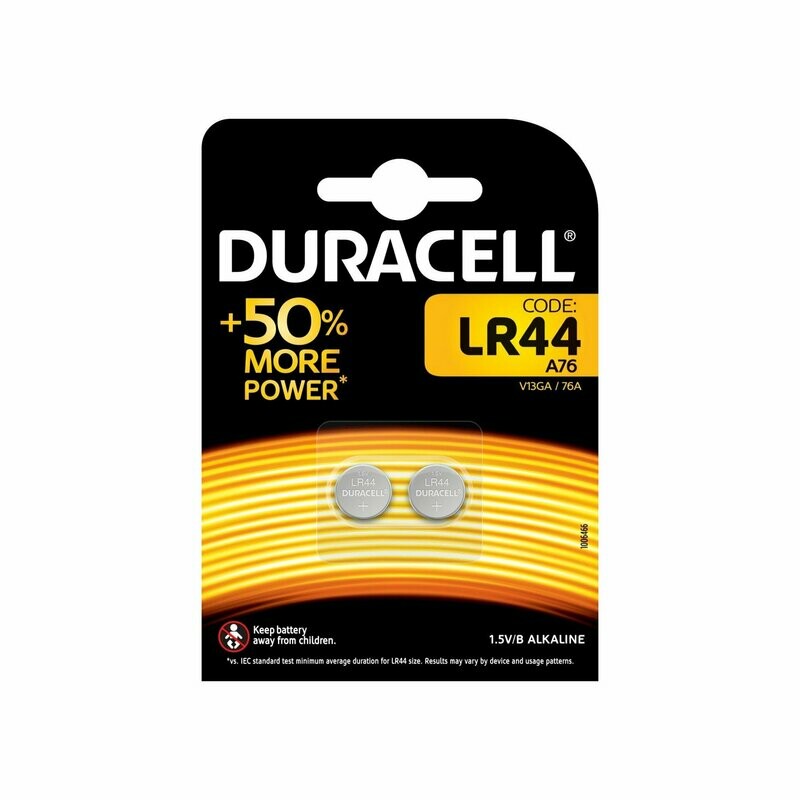 PILA RL44 2U DURACELL PLUS POWER