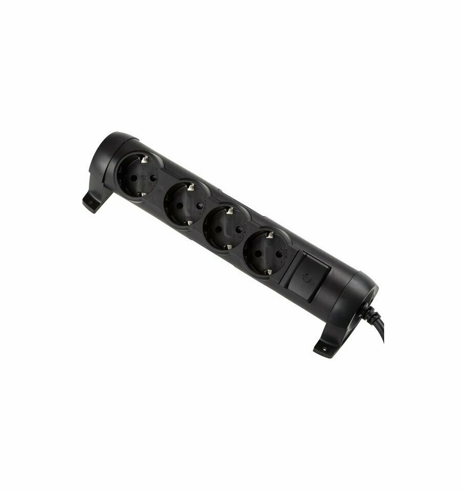BASE MULTIPLE 4 SCHUCO GIRA. NEGRA 1.5Mts. LEGRAN