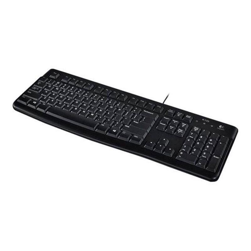 TECLADO CON CABLE PARA WINDOWS Y MAC K120 OEM LOGITECH