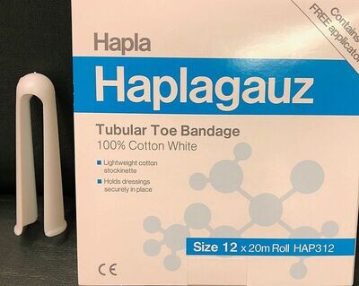 Haplagauz Tubular bandage large toes including applicator 20 Metres Size 12
Multibuy Available