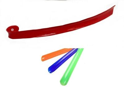 Shoe Horn (43cm) Plastic Long Handle easy reach Coloured