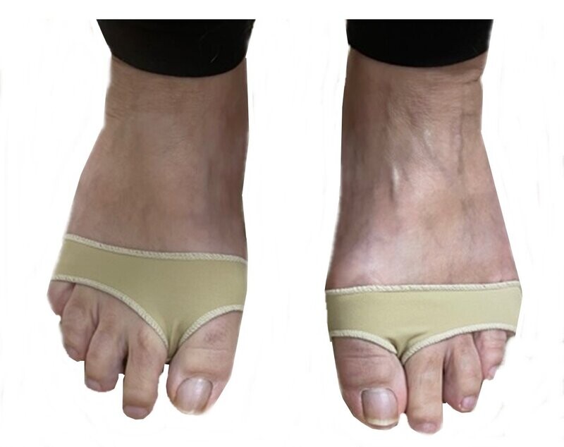 3 pairs of Metatarsal Fabric Gel Pads nude x 1 pair Neuroma support Foot pain