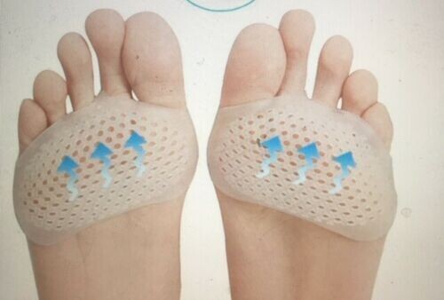 Metatarsal Gel Pads clear x 5 pairs Neuroma support Foot pain