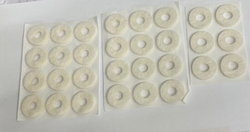 Felt Round Corn Pads Self Foot care protectors (pack of 12,24 or 60 )adhesive pre-cut