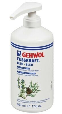Gehwol Fusskraft Blue 500ml severe rough dry skin Athletes Foot Prevention VEGAN