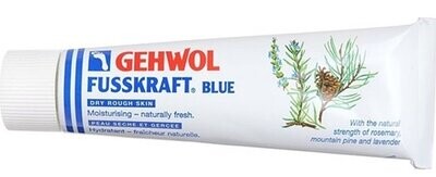 Gehwol Fusskraft blue 125ml tube moisturiser cream prevention foot odour lanolin VEGAN