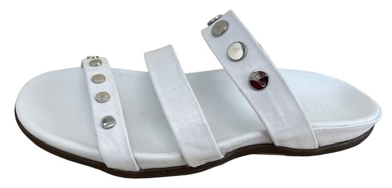 Strive Porto  Ladies arch support mule in white 5uk
