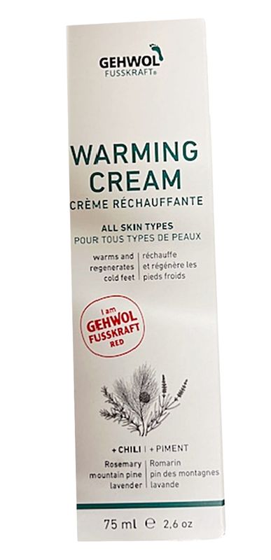 3 x Gehwol Fusskraft red 75ml Rich Emollient Cream Chilblain Warming Balm  diabetics