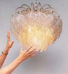 vintage mid century chandelier