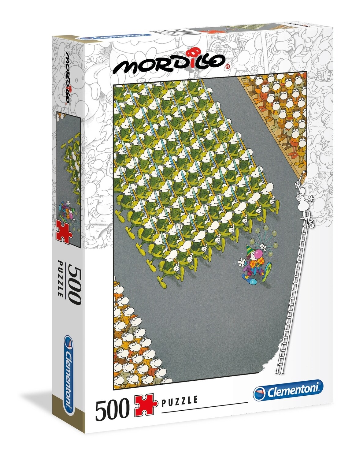 PUZZLE 500 Mordillo - The March - CLEMENTONI