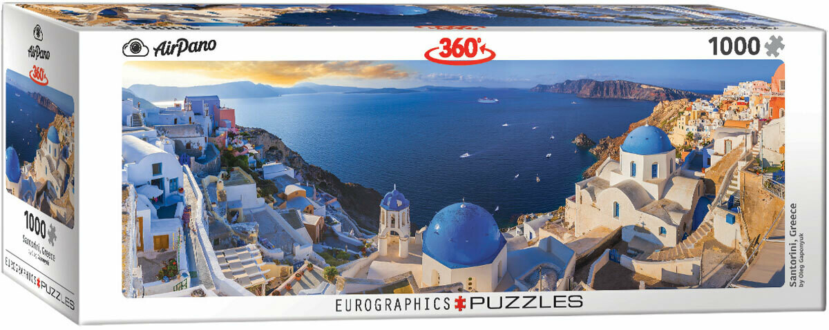 PUZZLE 1000 pcs Panoramic - Santorini - Eurographics