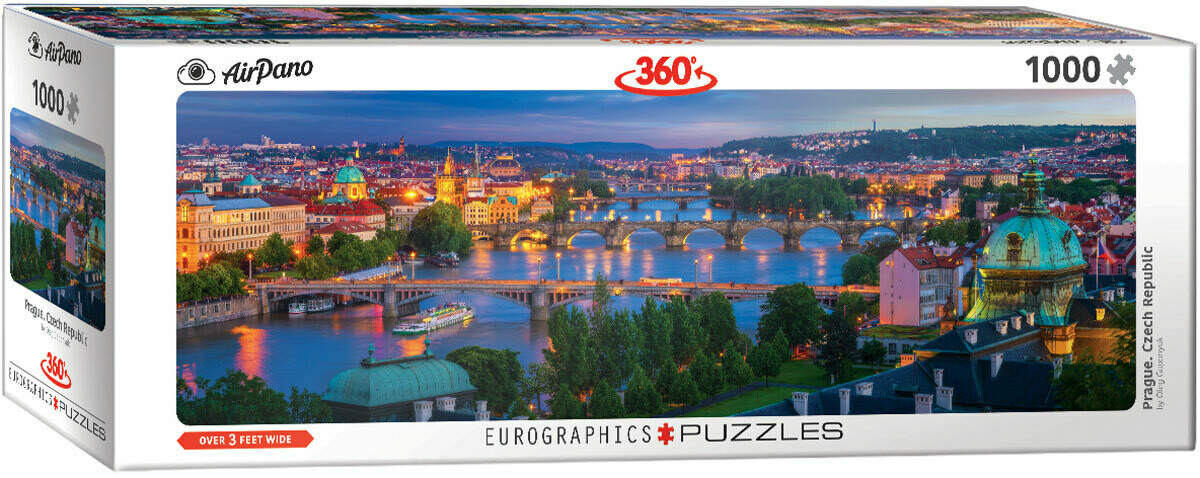 PUZZLE 1000 pcs Panoramic - Praga - Eurographics