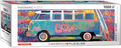 PUZZLE 1000 pcs Panoramic- Love Splash - Eurographics
