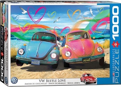 PUZZLE 1000 pcs Beetle Love - Eurographics