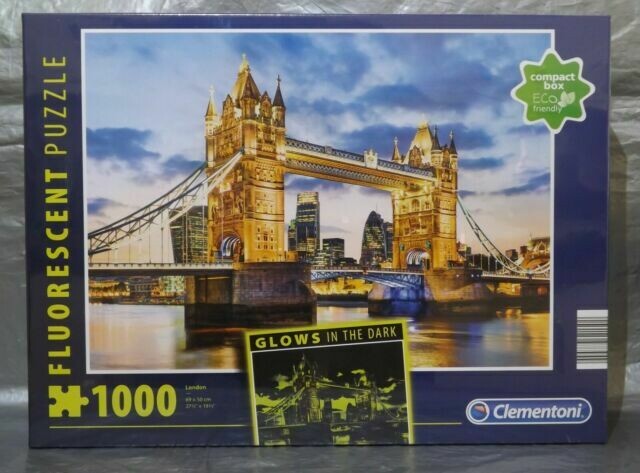 PUZZLE 1000 London Tower - Neon - CLEMENTONI