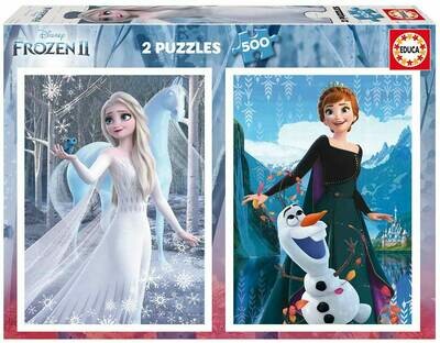 PUZZLE 2x500 pcs Frozen - EDUCA