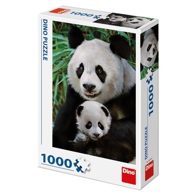 PUZZLE 1000 pcs - Panda - DINO