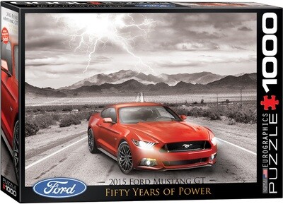 PUZZLE 1000 pcs Ford Mustang GT - 50 anos - Eurographics