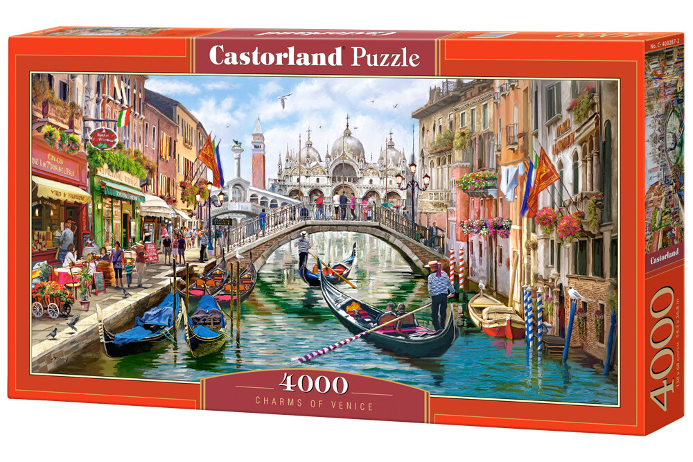 PUZZLE 4000 pcs - Charms of Venice- CASTORLAND