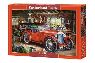 PUZZLE 1000 pcs - Vintage Garage - CASTORLAND