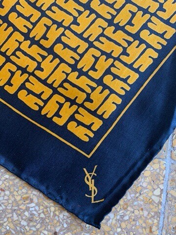 YSL Silk Scarf by Yves Saint Lauren Archive

Brand New

100% Silk
