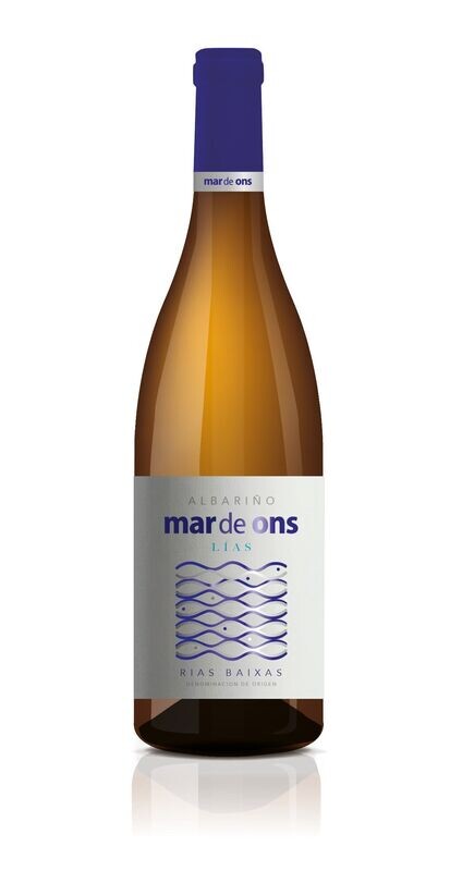 Albariño Mar de Ons Lías 2022 - Caja de Cartón 6 Botellas.