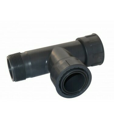 TEE PER COLLETTORE D.1&quot; FXFXM
CON OR IN PVC