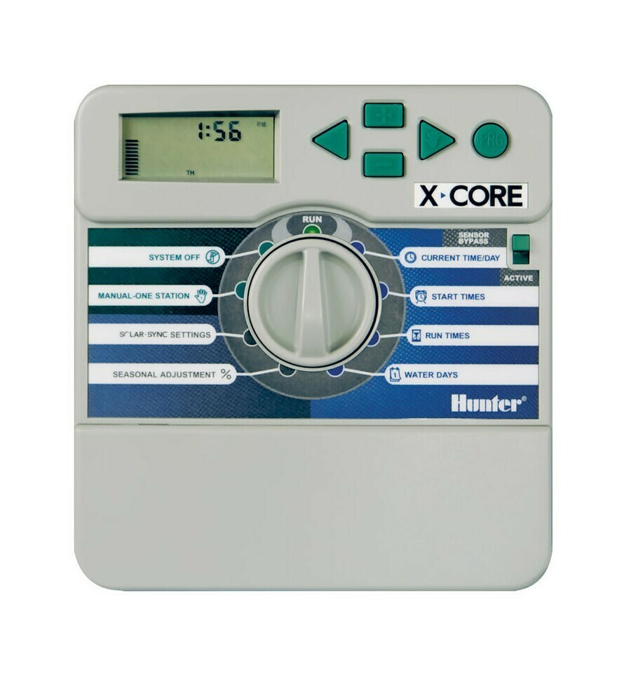 PROGRAMMATORE HUNTER X-CORE 201I-E PER INTERNI A 2 ZONE CON TRASFORMATORE ESTERNO