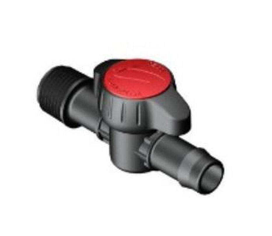 VALVOLA A SFERA CON PORTAGOMMA D.16 X 3/4&quot; M – AL PEZZO