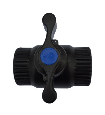 VALVOLA A SFERA PER SCARICO IMPIANTO 3/4&quot; IN POLIPROPILENE