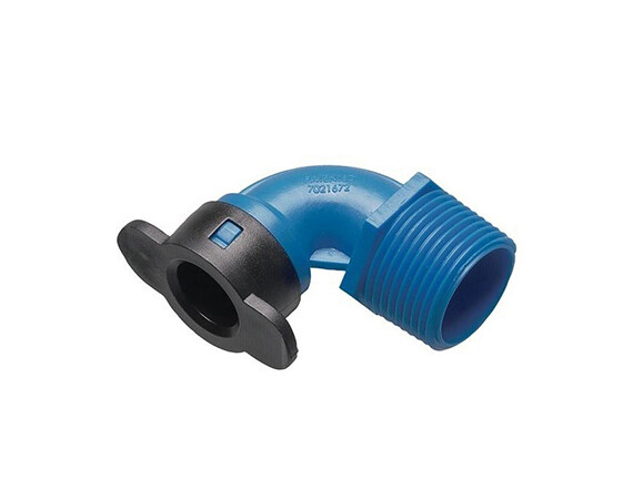 GOMITO BLU LOCK 3/4&quot; MASCHIO PER TUBO BLU LOCK