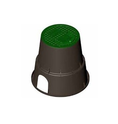 POZZETTO CIRCOLARE PICCOLO CON MANIGLIA IN PVC CON COPERCHIO D. 15 cm