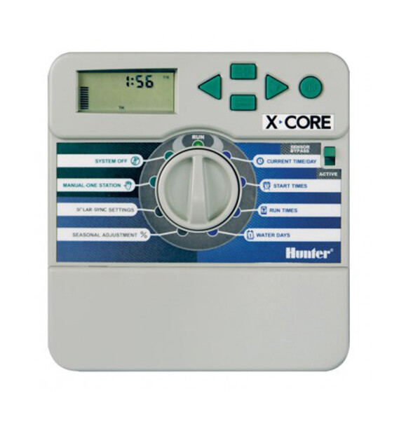 PROGRAMMATORE HUNTER X-CORE 401I-E PER INTERNI A 4 ZONE CON TRASFORMATORE ESTERNO