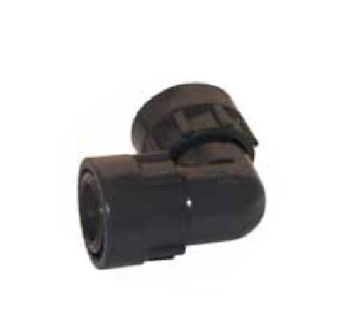 GOMITO PER COLLETTORE D.1&quot; FXF CON OR IN PVC