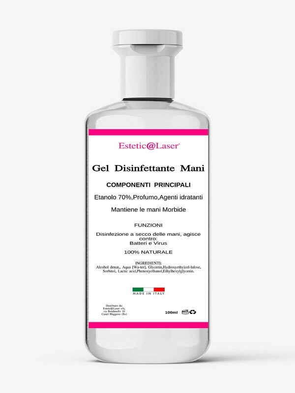 5 Flaconi di Gel Antivirus da 100 ML