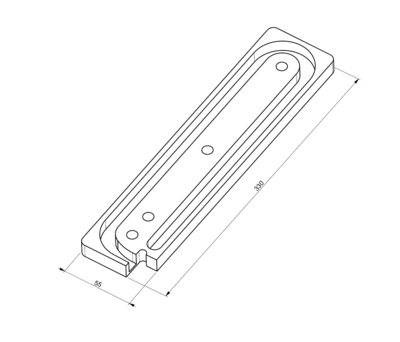 Wickel-Schnecke für Rollo (300x55 / 640 / 2G)