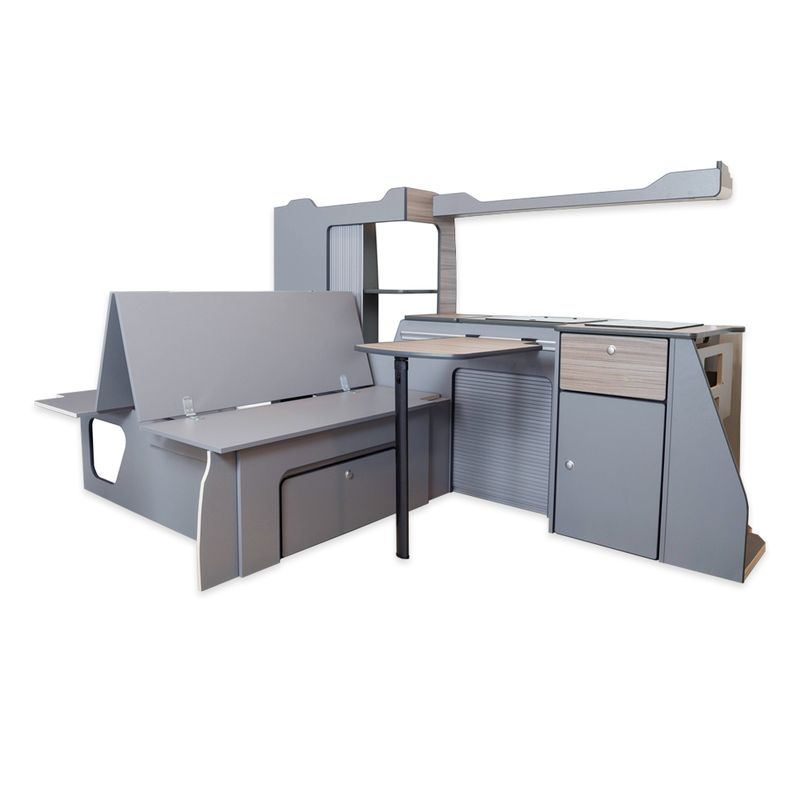 Camper Küchenzeile Bausatz H1 für Trafic / NV300 / Talento / Vivaro -gefertigt im Wunschdekor